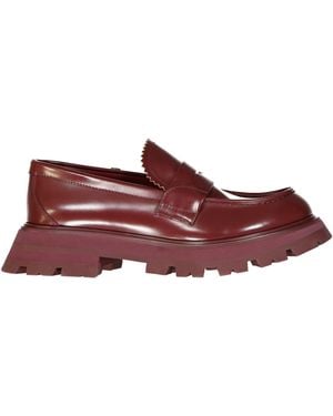 McQueen Mocassini in pelle - Rosso
