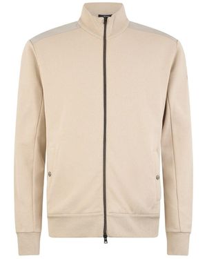 Herno Zipped Sweatshirt - Natural