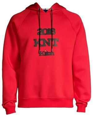 knt kiton Hooded Sweatshirt - Red