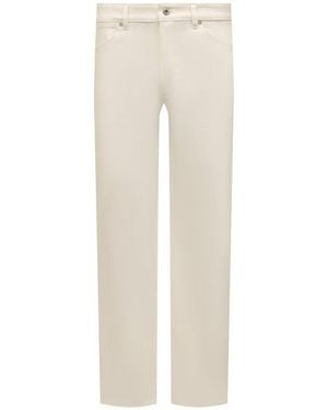 Jil Sander Straight-Leg Denim Trousers With Five-Pocket Design - Natural