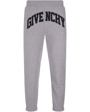 Givenchy Cotton Logo Joggers - Grey