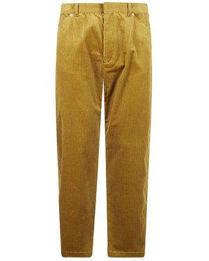 Prada Pinwale Corduroy Trousers - Yellow