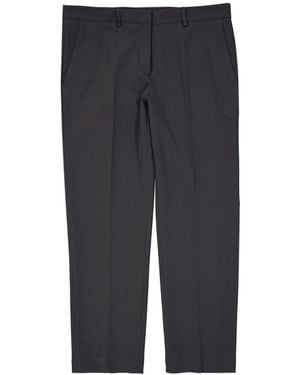 Blanca Vita Cropped Trousers - Grey