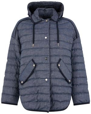 Herno Padded Denim Jacket - Blue
