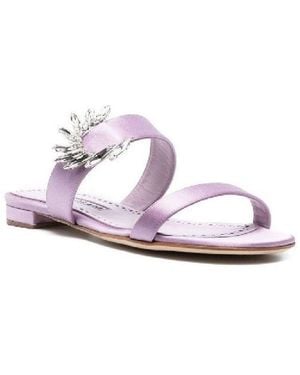 Manolo Blahnik Chivela 010 Wohnungen - Pink