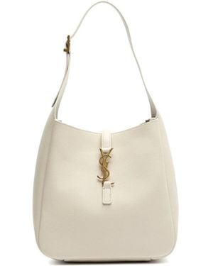Saint Laurent Le 5 À 7 Small Bag - White
