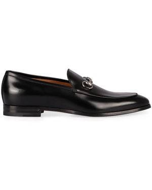 Gucci Horsebit Leather Loafers - Black