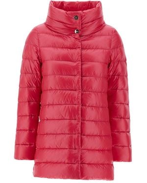 Herno Amelia Padded Coat - Red