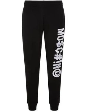 Moschino Moschino Logo Jogging Trousers - Black