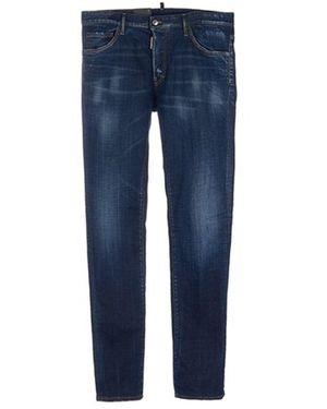 DSquared² Cotton Denim Jeans - Blu