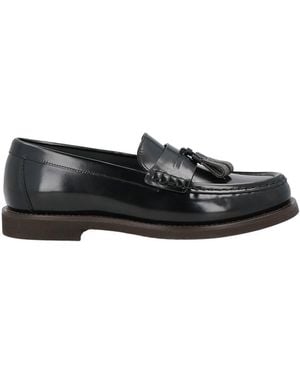 Brunello Cucinelli Leather Penny Loafer - Black