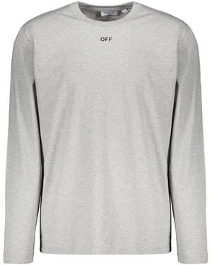Off-White c/o Virgil Abloh Long-Sleeve T-Shirt - Grey