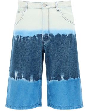Alberta Ferretti Pantaloncini Di Jeans - Blu