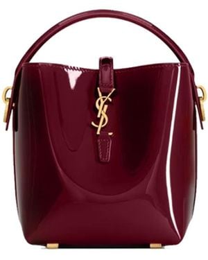 Saint Laurent Le 37 Mini Shoulder Bag - Purple