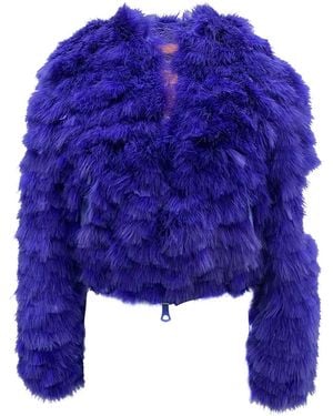 DSquared² ² Feathers Bomber Jacket - Blue