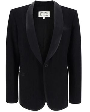 Maison Margiela Wool Blazer - Black