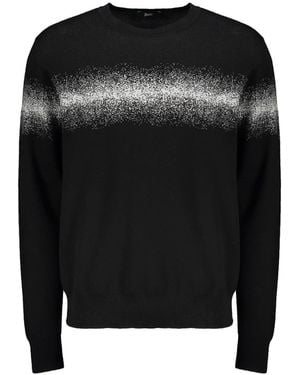 Herno Cotton Blend Pullover - Black