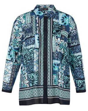 Via Appia Due Blouse Lange Mouw 2612901 - Blauw