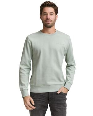 Tom Tailor Printed Crew Neck Sweater - Grijs