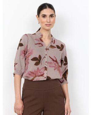 Soya Concept Sc-Gina 1 Oxblood Blouse - Bruin