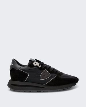 Philippe Model Lage Tropez Sneaker Met Stijlvol Design - Zwart