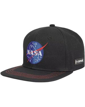NASA Ruimte Missie Capslab Snapback Baseball Cap - Zwart