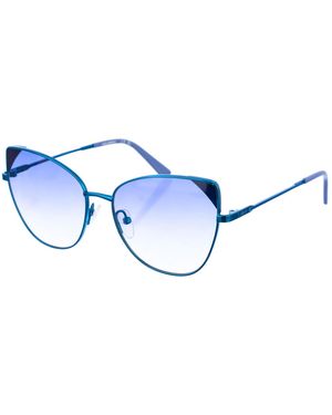 KARL LAGERFELD Butterfly-Shaped Metal Sunglasses Kl341S - Blue