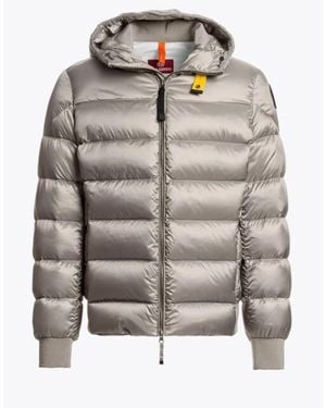 Parajumpers Pharrell Hooded Bomber Jacket Mid - Grijs