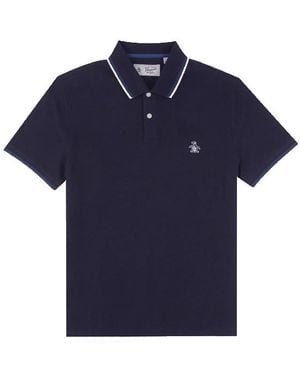 Original Penguin Polo Sticker Pete Tipped - Blauw