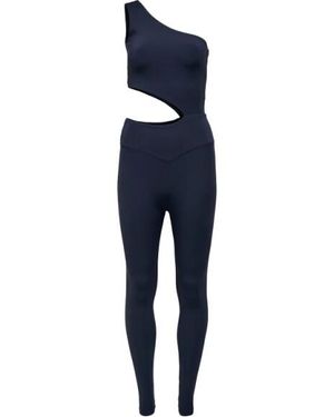 Only Play Solo One Shoulder Unitard 15346260 Night Sk - Blauw