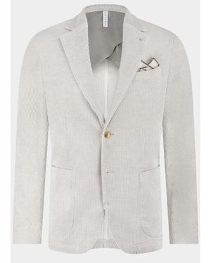 Born with Appetite Colbert Mylo Jersey Jacket Drop 8 253038My71/920 Light - Grijs