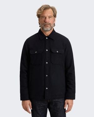 Woolrich Wool Alaskan Shirt Jacket - Zwart