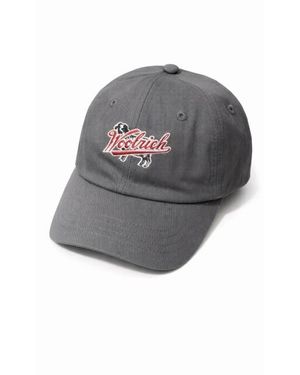 Woolrich Logo Baseball Cap Shadow - Grijs