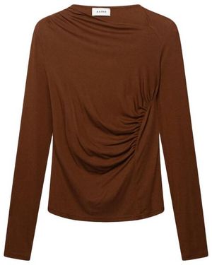 Aaiko Top Lange Mouw Jalisse Lyo 134 - Bruin