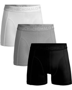 MUCHACHOMALO 3-Pack Boxershorts - Grijs
