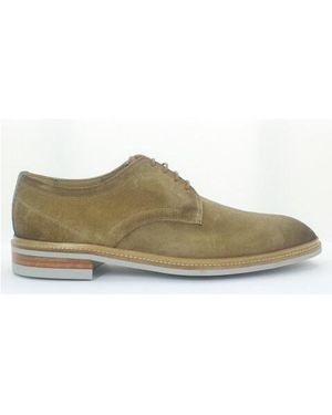 GIORGIO 85816 Suède Veterschoen Met Lichte Zool - Groen