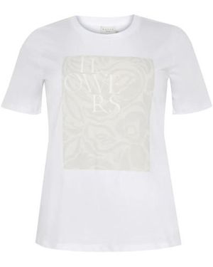 Kaffe Kcrie T-Shirt - Wit