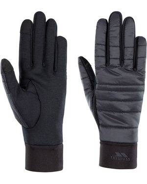 Trespass Adult Rumer Leather Glove - Black