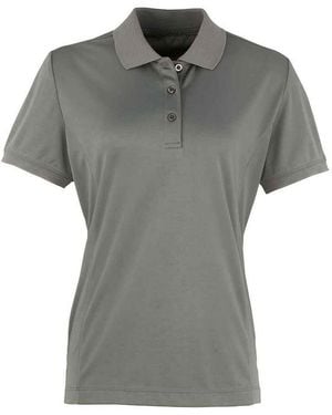 PREMIER Coolchecker Poloshirt - Grijs