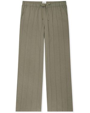 Schiesser Vrouwen Pyjama Broek Mix Relax - Groen