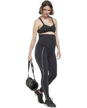 Reebok Lux Positie Legging Met Hoge Taille - Blauw