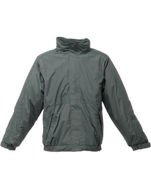 Regatta Dover Bomber Jacket Voor Volwassenen (Donkergroen) - Grijs