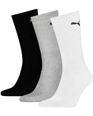 PUMA Sportsokken Voor Volwassenen (Pak Van 3) - Zwart