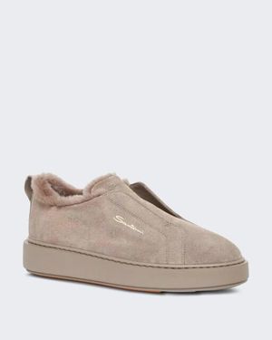 Santoni Sneaker Victory-D19-Sapm45 - Naturel