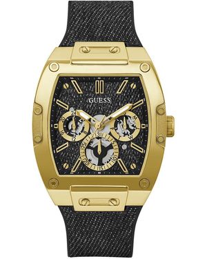 Guess Phoenix Watch Gw0786G1 Silicone - Metallic