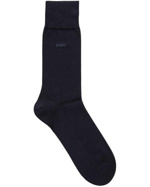 BOSS Effen Lichtgewicht Herensokken (Marine) - Blauw