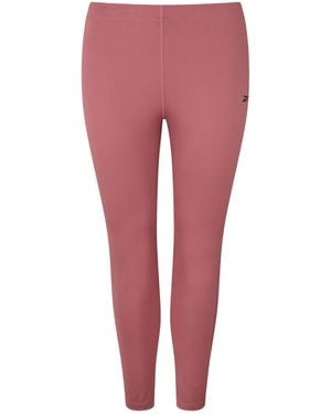 Reebok Leggings Met Gladde Binnenkant En Strakke Pasvorm Voor (Roze) - Rood
