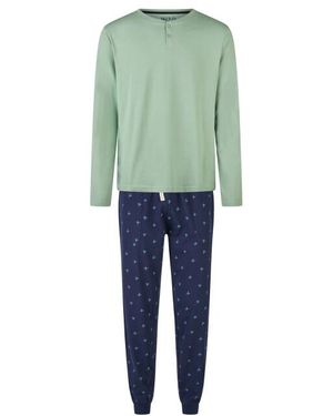 Phil & Co. Berlin Pyjama Set Lang Groen/Blauw