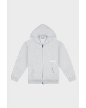 Equalite Elia Oversized Full Zip Hoodie Melange - Wit