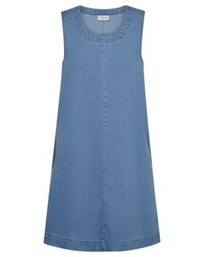Freequent Fqsolda Dress Light Denim - Blauw